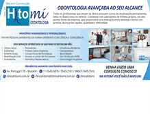 Tablet Screenshot of clinicahitomi.com.br